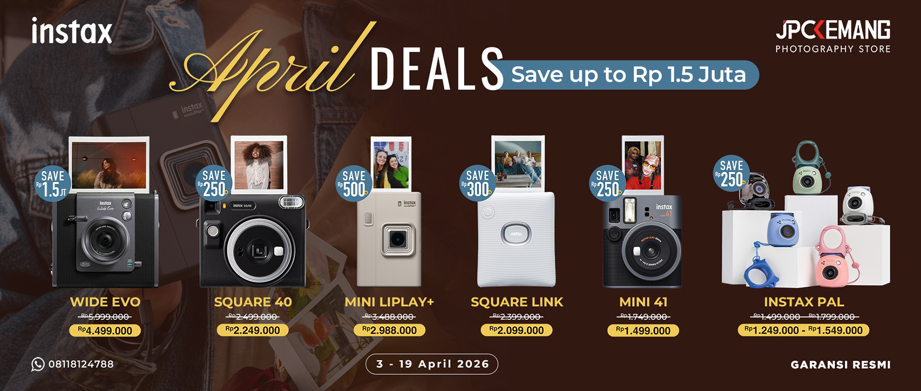 Diskon Fujifilm Instax