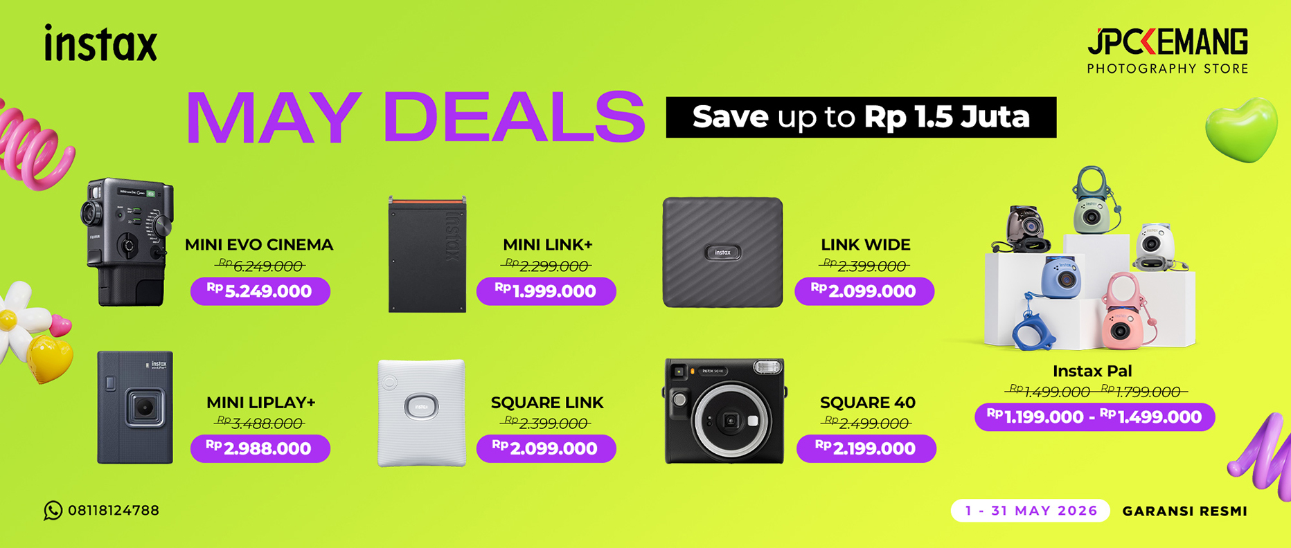 Diskon Fujifilm Instax