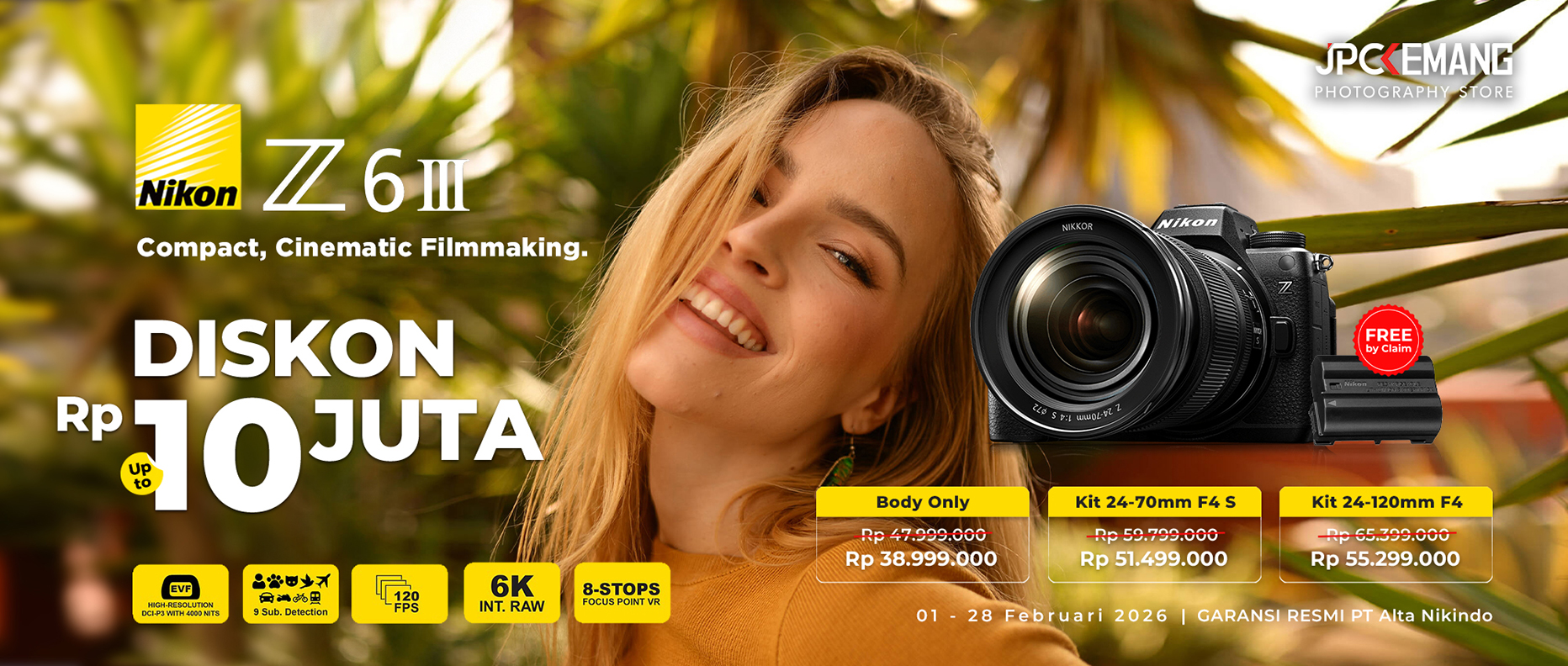 Diskon Nikon Z6 III